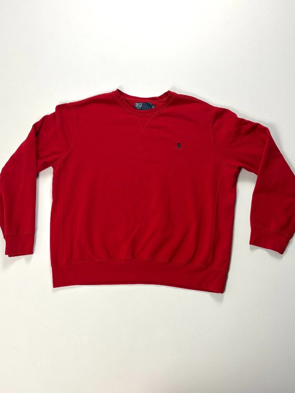 Vintage Polo Ralph Lauren Mens Crewneck Sweatshirt Red Sz XL Classic Preppy
